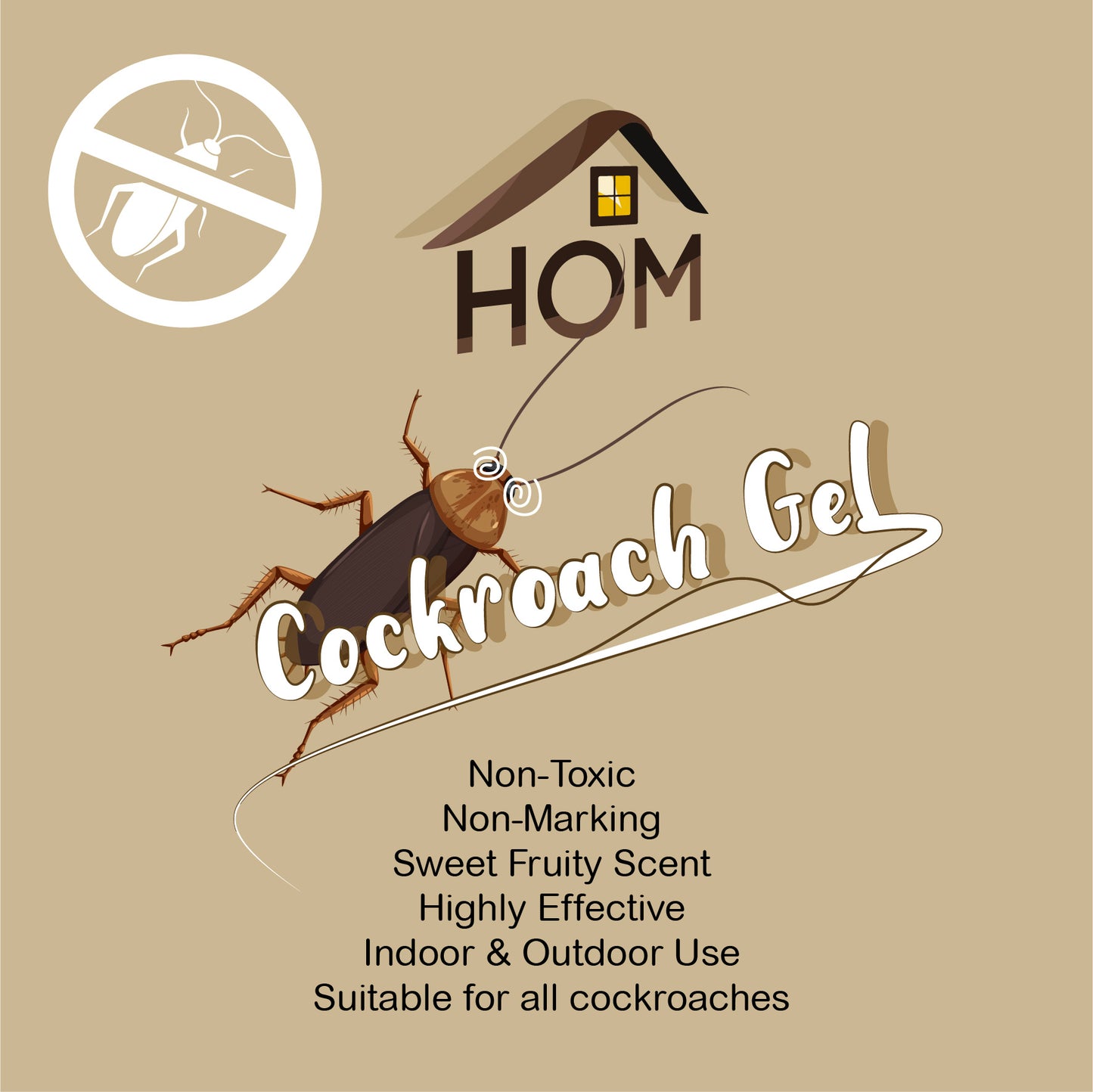 HOM Cockroach Gel Bait 30g