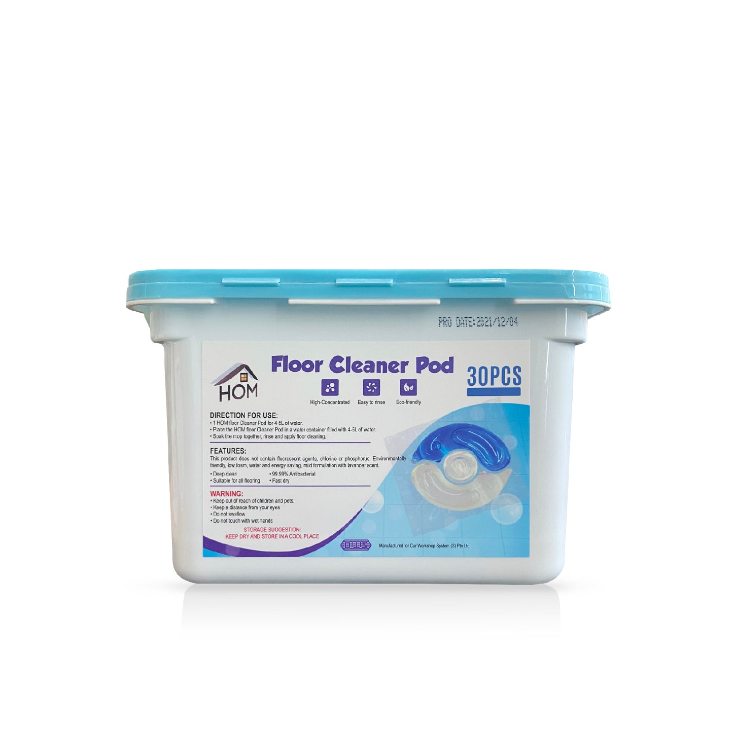 MEGA SALE BUY 2 or more FREE 2! - HOM Floor Cleaner Pods (30 pcs box)