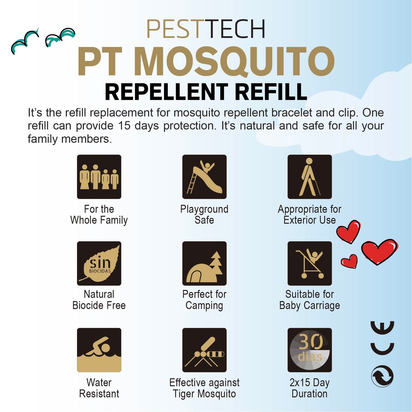 PT Pouch Mosquito Repellent