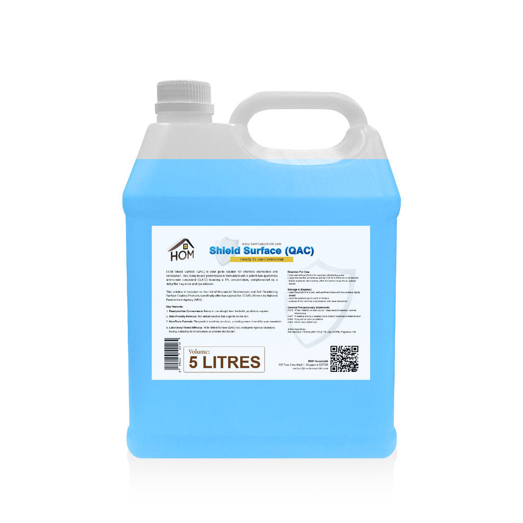 HOM Surface Shield (QAC) Ready-to-use Germicidal - 5L