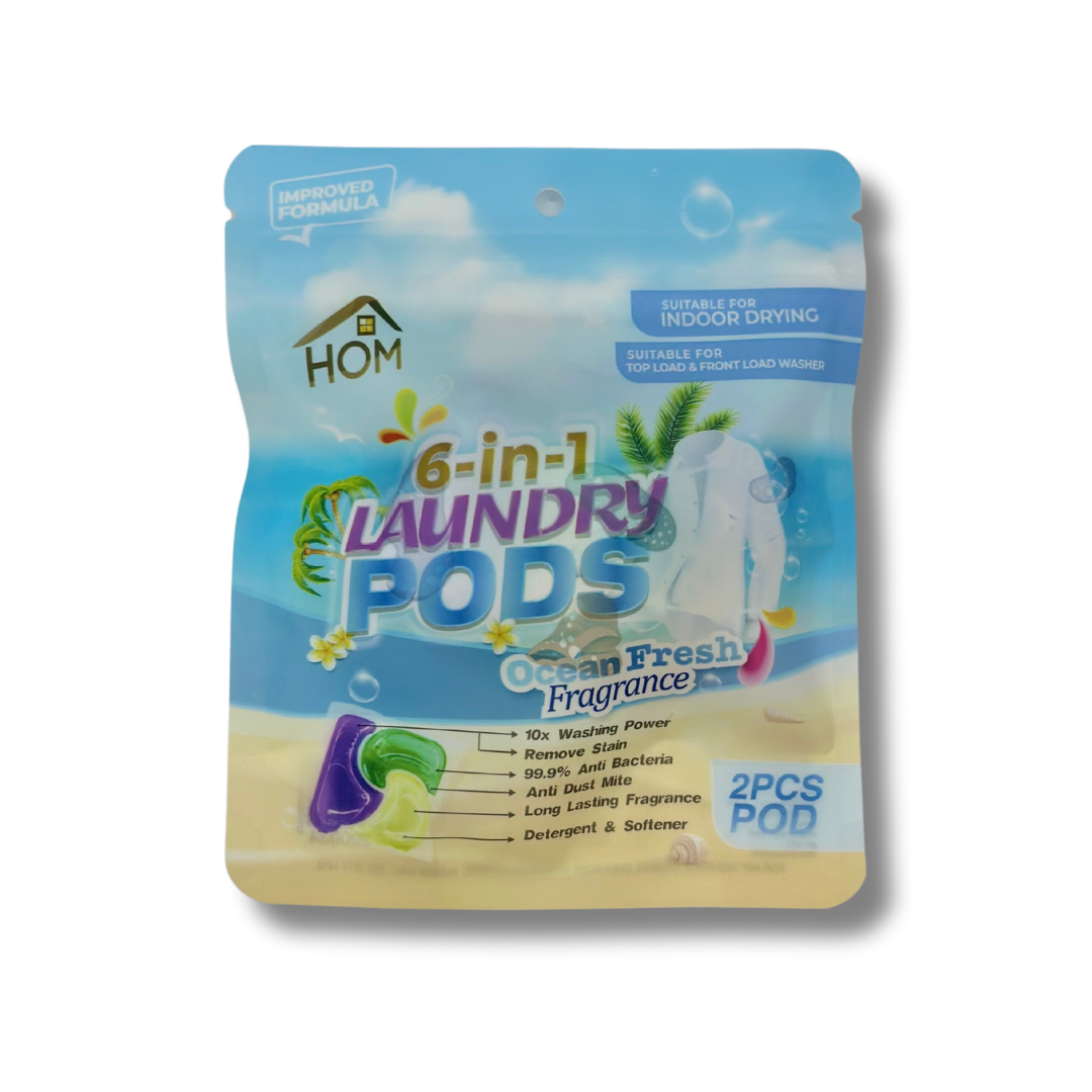 HOM Laundry Pod Travel Pack (Blooming Sakura/Ocean Fresh)